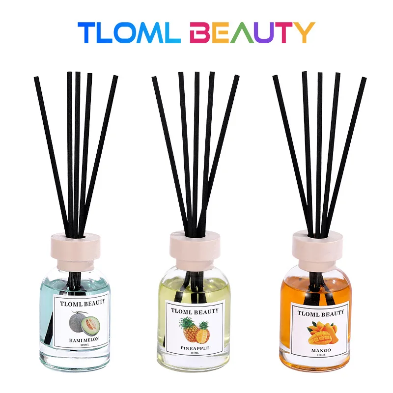 

100ml Air Freshener Aromatherapy Diffuser Natural Essential Oils Kits Gift Box Shangri-la Rose For Diffuser Home Bedroom Office