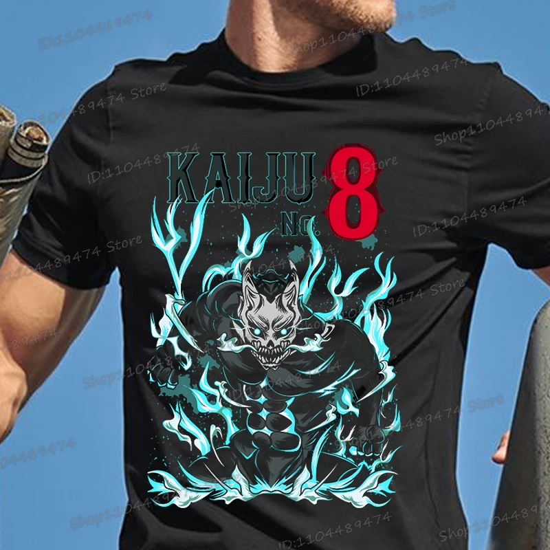 

Kaiju No 8 T Shirt Men Kafka Hibino Tshirt Female Funny Manga Kaiju No 8 Gift Streetwear Graphic Tee Japanese Anime T-shirt
