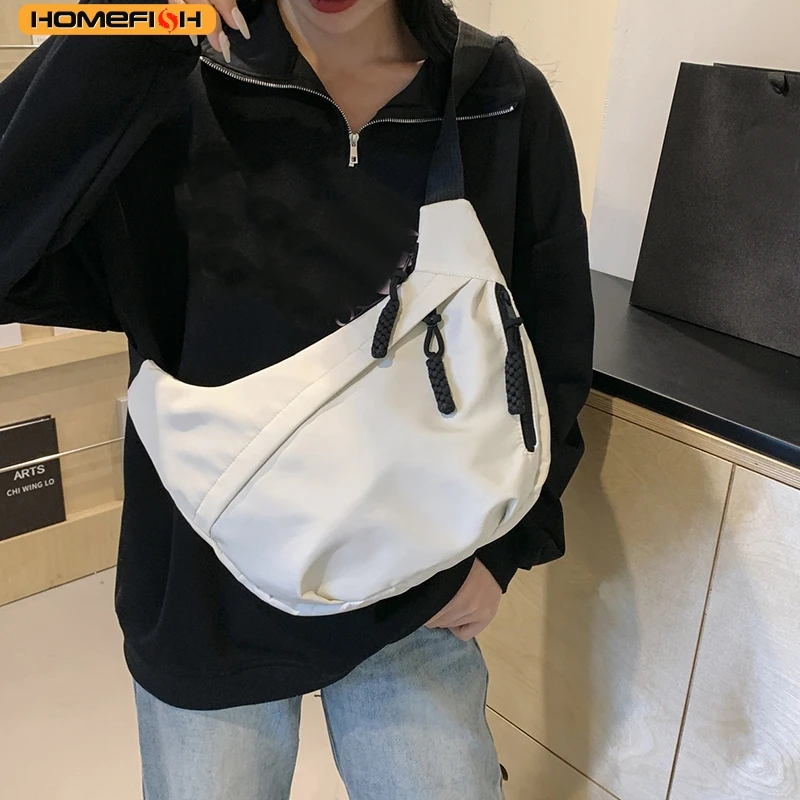 HOMEFISH Specification  Product Name: mini street-style small cross-body bag, lightweight and casual shoulder bag, shell bag