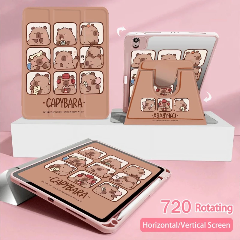

Чехол для планшета Ipad Smart PU для Ipad Pro 10,5 дюймов, чехол для iPad 10-го поколения 7, 8, 9,2 Funda Cover 9,7, 5-го 6-го поколения Kapi Bara