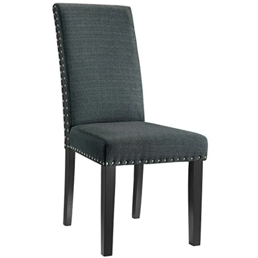 

Parcel Upholstered Fabric Parsons Dining Side Chair in Gray
