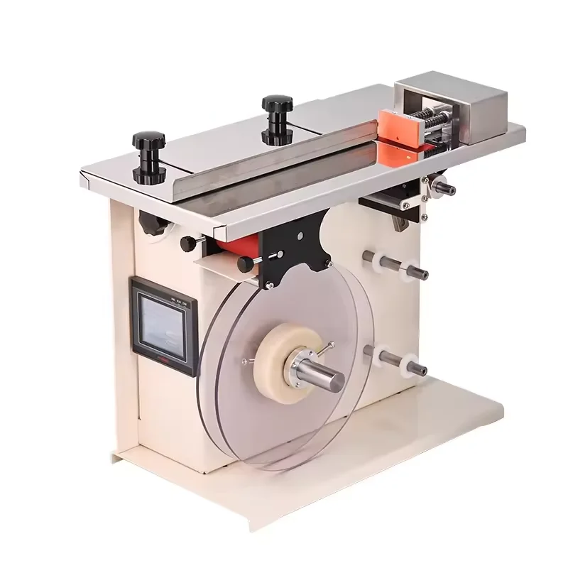 

Factory Wholesale Semi-Automatic Rectangular Right Angle Carton Sealing Labeling Machine 90 Corner Sticker For Bottles Cases