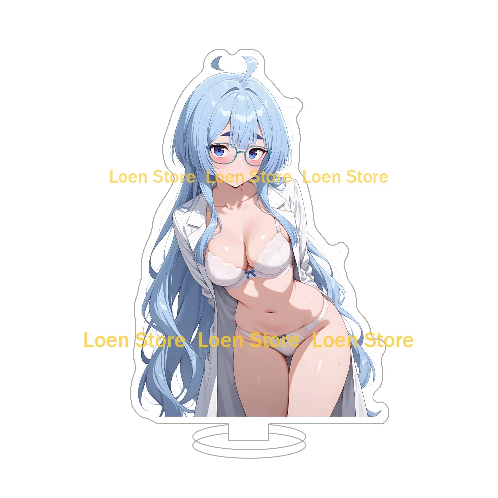 شخصية أنيمي تلميذة موحدة مثير الملابس الداخلية بيكيني لطيف Kawaii فتاة كبيرة الحمار كبير الثدي الاكريليك حامل مكتب هدية مزخرفة #3