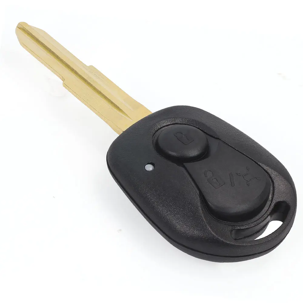 DIYKEY 315MHz / 433.92MHz / 447MHz Remote Control Car Key With 2 Buttons Fob for Ssangyong Actyon Kyron Rexton with 4D60 Chip