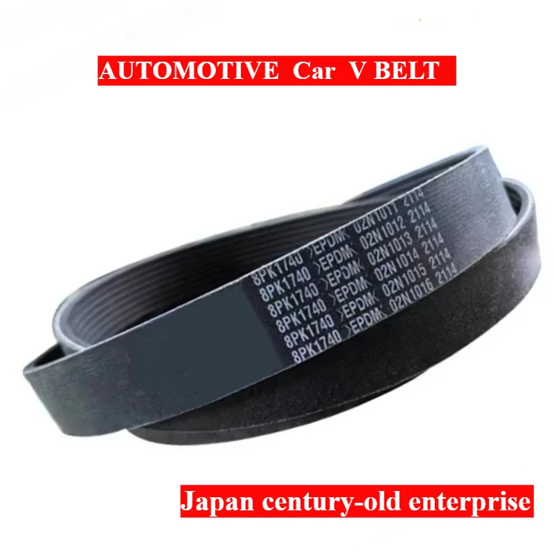 Japan Car PK BELT Electronic Saw AUTOMOTIVE V BELT 8PK1410 8PK1415 8PK1420 8PK1425 8PK1430 8PK1435 8PK1440 8PK1445~8PK1730