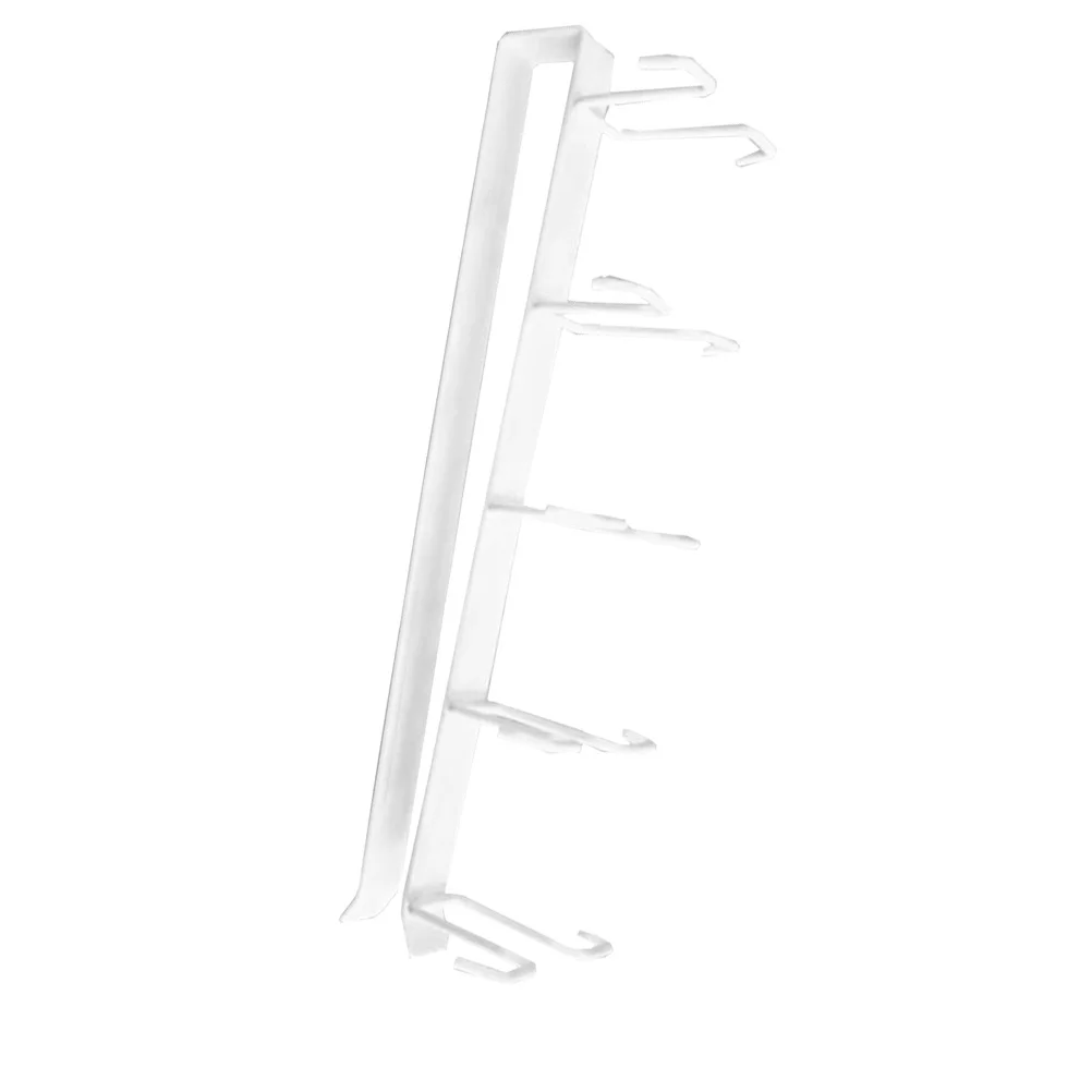 صف مزدوج السنانير الحديد المطبخ تخزين الرف لا لكمة المطلوبة خزانة أسفل المنظم للأكواب أكواب أواني خزانة شماعات