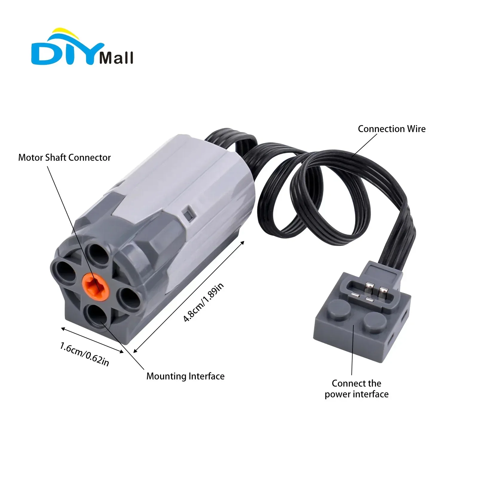 

Высокомощный мотор M-Motor 8883 для DIY-моделей из кирпичиков | Идеально для строителей | Поддержка дропшиппинга: 1/2/4 пакета товаров