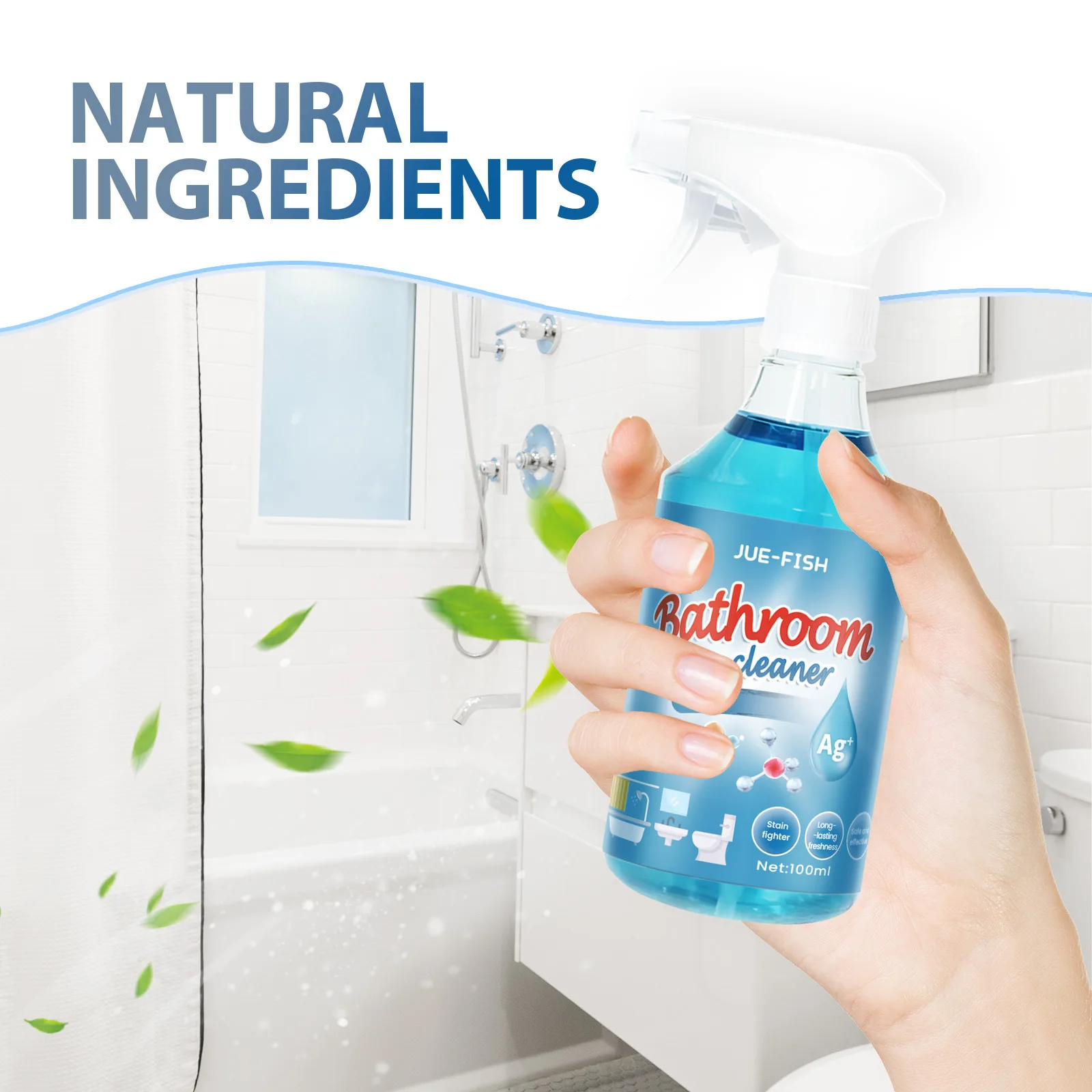 Bathroom Cleaner Spray Stubborn Grime Remover Wall Joint Mold Cleaning Toilet Descaling Foam Cleaner Household Cleaning Agent