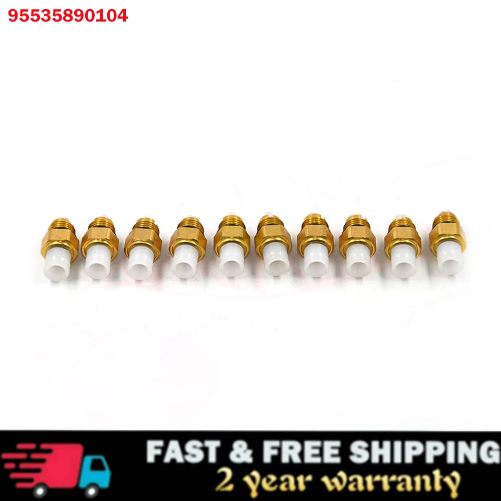 10Pcs M10 Suspension Air Line Connector Brass Fittings For Land Rover Discovery 3/LR3 05-09 For Q7 VW Touareg Cayenne 955 Jeep