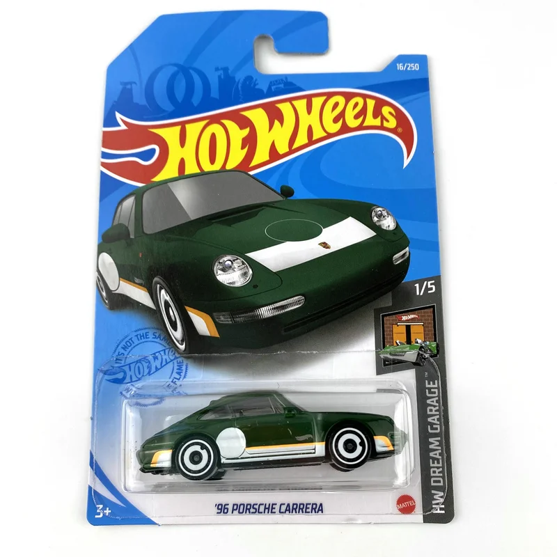 2024-174 Hot Wheels Cars 96 PORSCHE CARRERA 1/64 Metal Die-cast Model Toy Vehicles