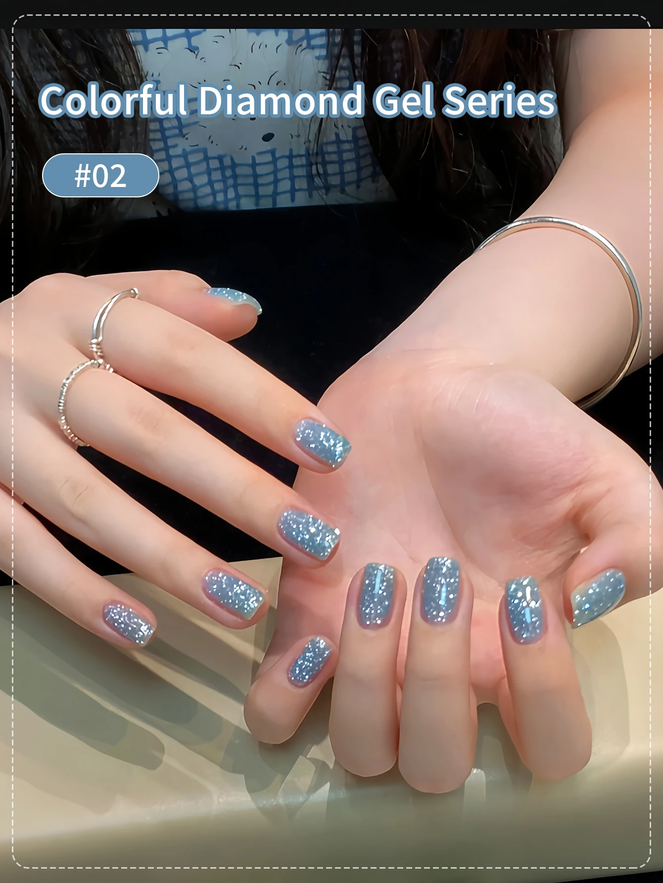 5g 3 สีความหนาแน่นสูง Glitter เล็บเจล Reflection แฟลชเล็บเจลเคลือบเงาประกาย UV Soak Off เจล Lacquer