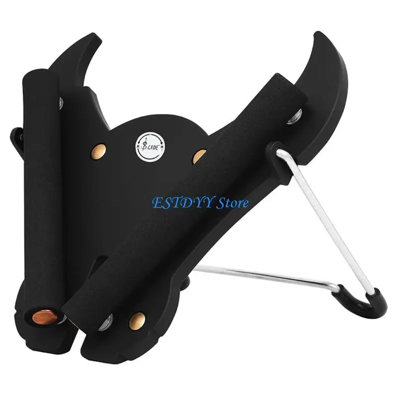 G6DE Sturdy Saxophone Floor Stand with Ergonomic Design Display Base Suitable for Safe Instrument Storaging and Transport