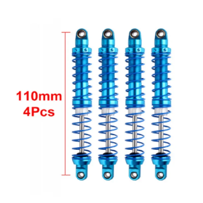 Amortiguador metálico ajustable de 80mm, 90mm, 100mm, 110mm, 120mm, 1/10mm, Scx10, Trx4, D90