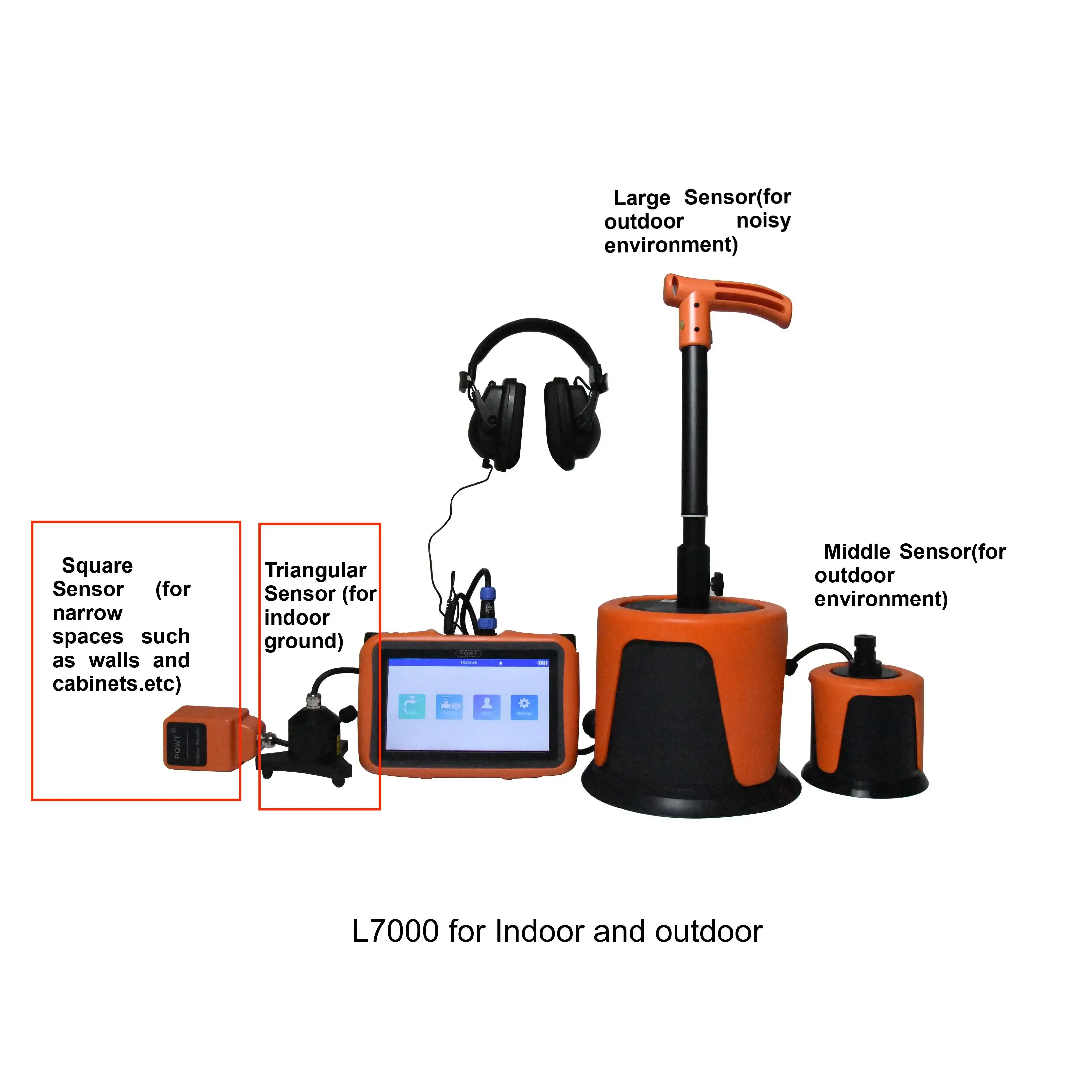 Underground Water Leak Detector Depth For 5m Accurate Location Of Pipeline Leakage Plumbing Equipment Metal Detector