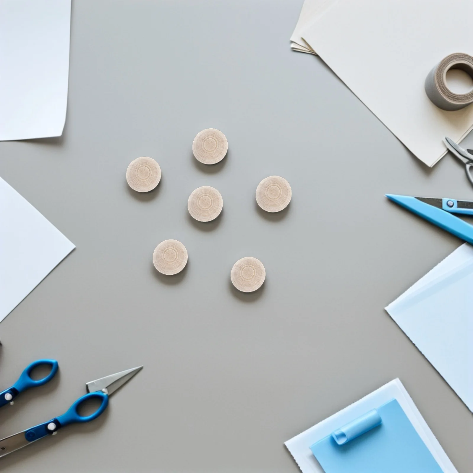 

100Pcs Unfinished Half Wood Beads Smooth Edges Versatile for Jewelry Home Decor and Holiday Ornaments Crafting