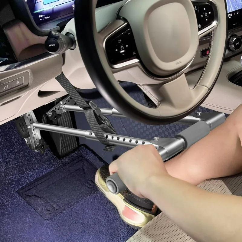 Portable Car Hand Controls for Right Foot Injured, Disabled & Handicap Drivers, Driving Aid