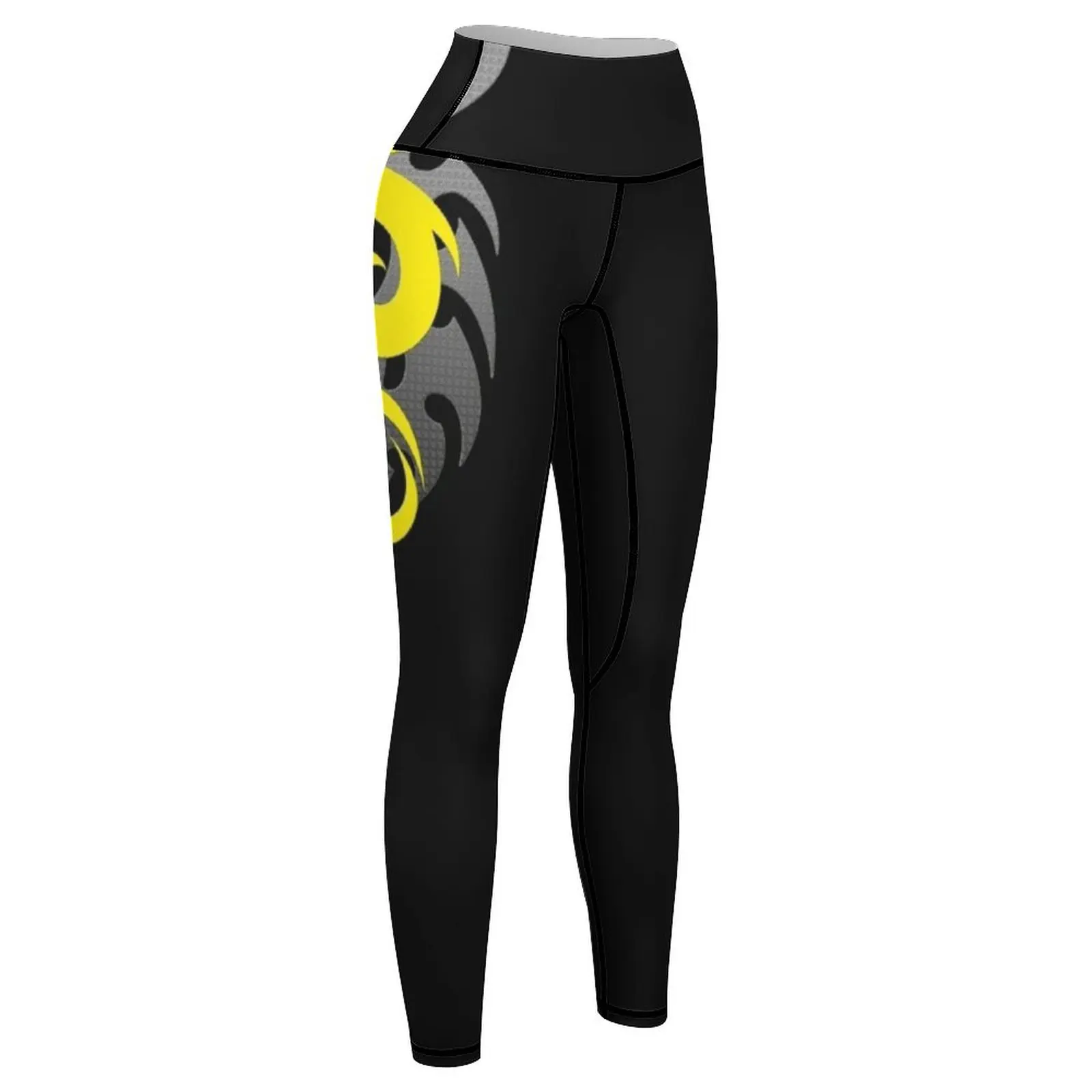 Yellow Dragon Leggings gym wear Fitness woman Womens Leggings