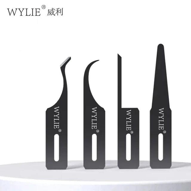 WYLIE WL-365E 4 w 1 wielofunkcyjne ostrze do usuwania kleju do ręcznego szlifowania elastyczności płyta główna CPU IC demontaż narzędzi