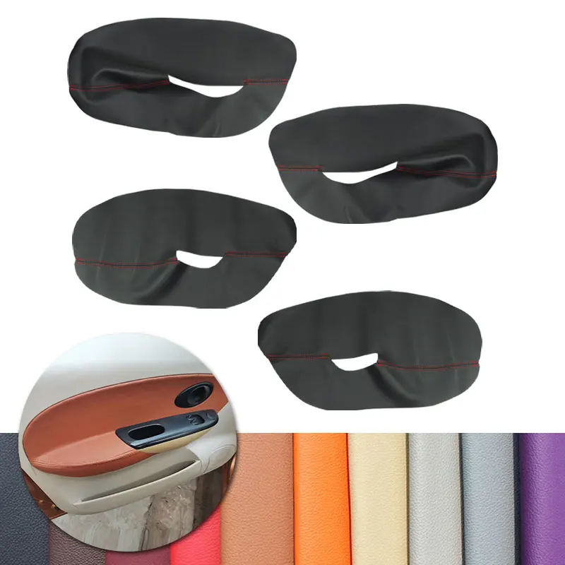For Chevrolet Spark Chery QQ3 2004 2005 2006 2007 2008 2009 2010 2011 2012 Car Styling Door Panel Armrest Micro Leather Cover