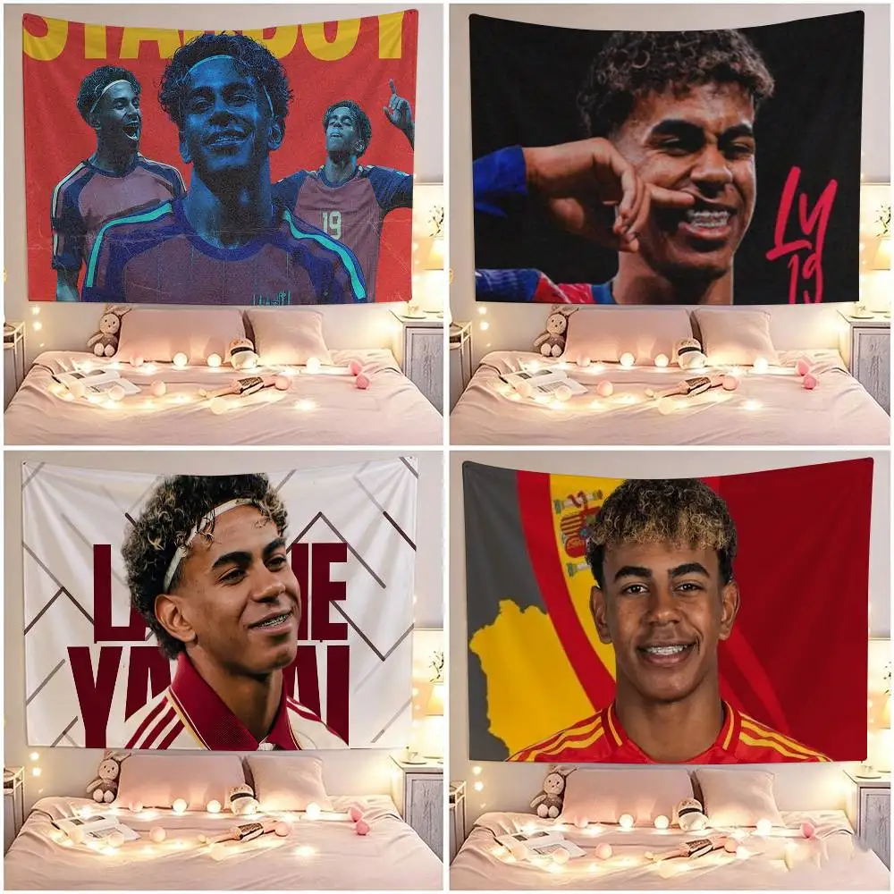 Football L-Lamine 19 Y-Yamal Flags Suitable For Party Club Outdoor Interior Wall Decoration Banner Fans Gift