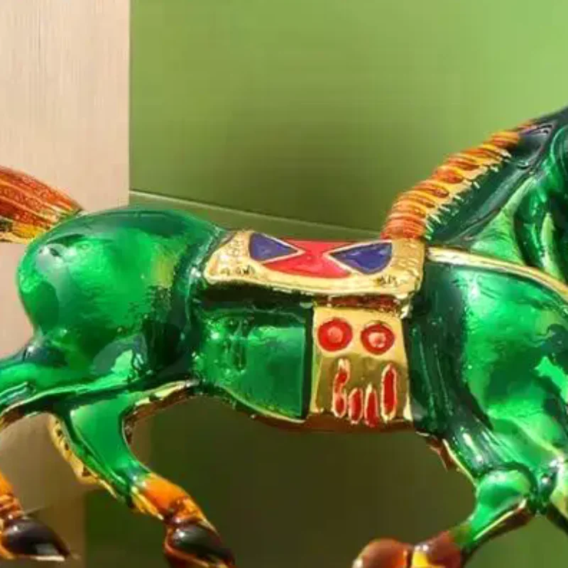 بروش من سبائك المينا على شكل حصان زودياك، لهجات الموضة للذكور والإناث، هدايا الصدار البدلة #1