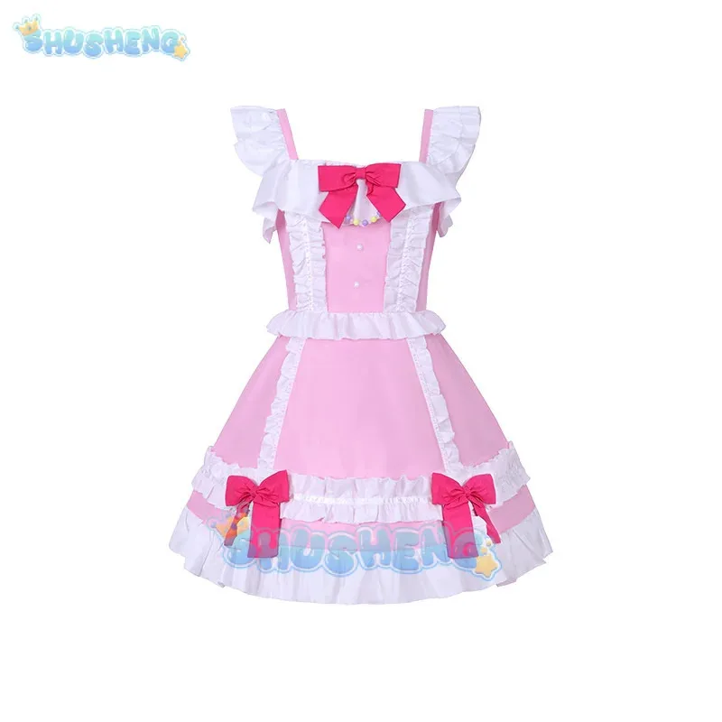 

COSda@Aikatsu!Nijino Yume Hoshimiya Ichigo Cospaly Costume Leg accessories hair accessories necklaces socks Halloween party Loli