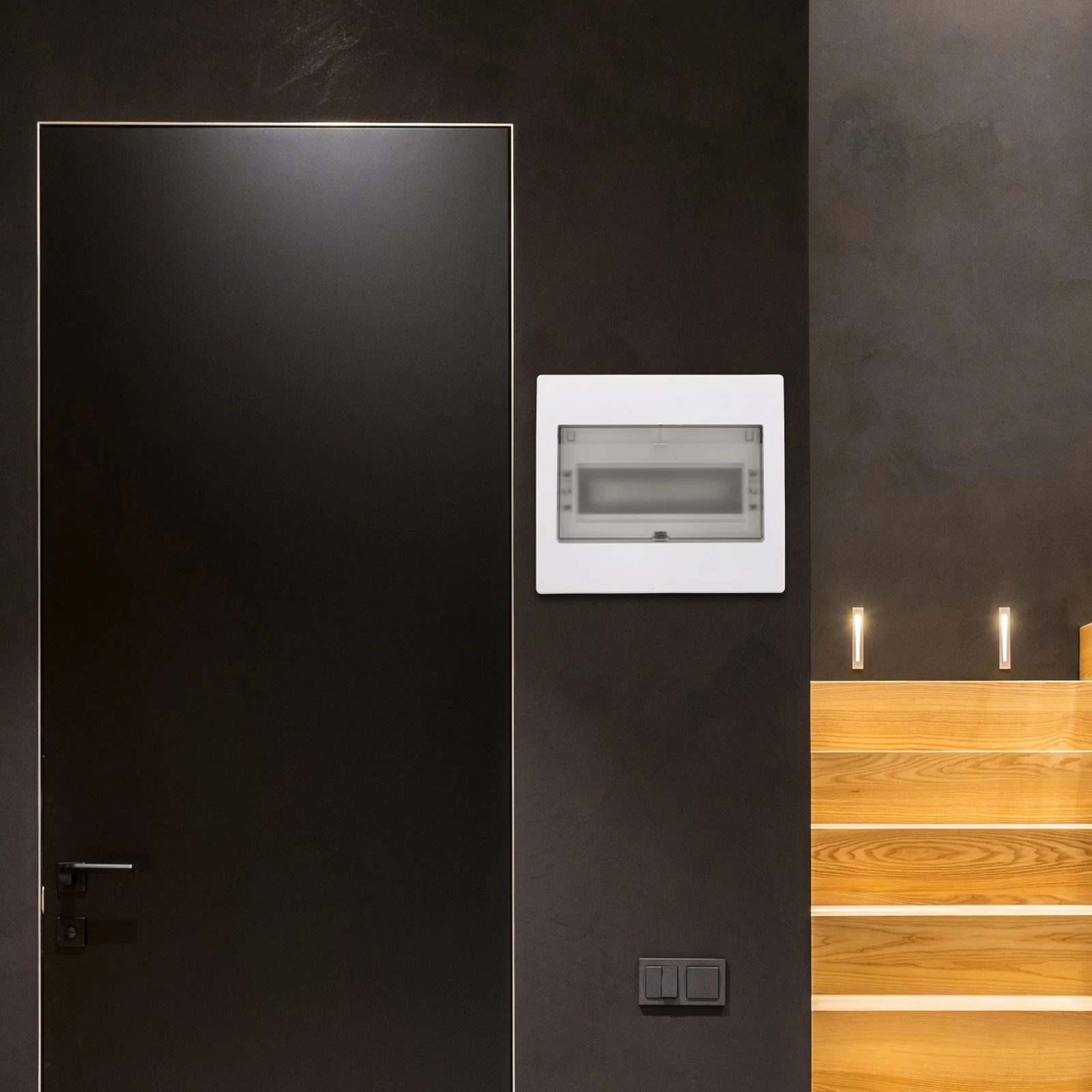 

Electrical Power Distribution Box Small Circuit Breaker Box Indoor Use Empty Circuit Control Protection Electrical Enclosure