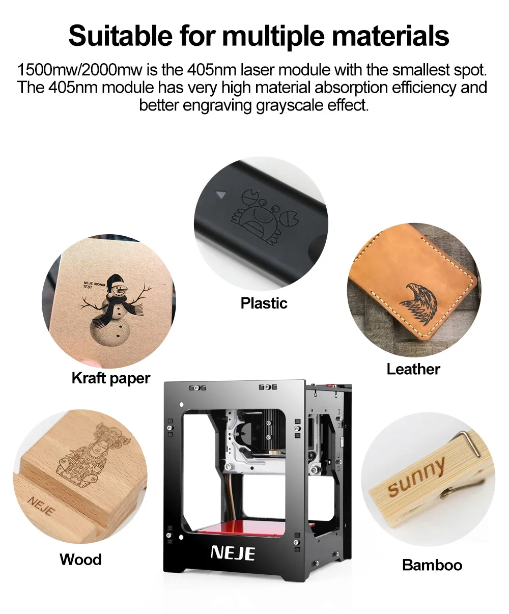 Mini Laser Marking Machine Diy Laser Cnc Engraving Machine Micro Laser 3w Logo Painted Dog Tag Mark Printer Cutter