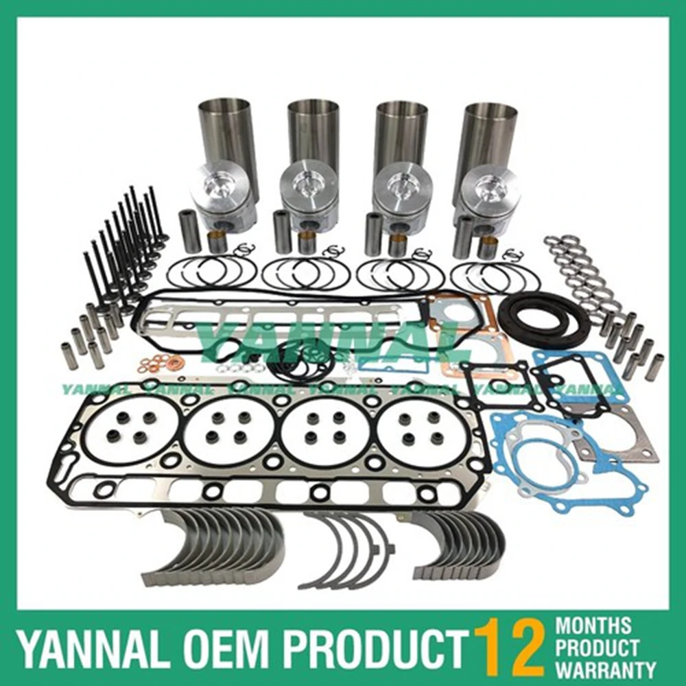 

Комплект для капитального ремонта 4TNV106 4TNV106T высокого качества с полным набором прокладок и подшипников для Yanmar 4TNV106 4TNV106T