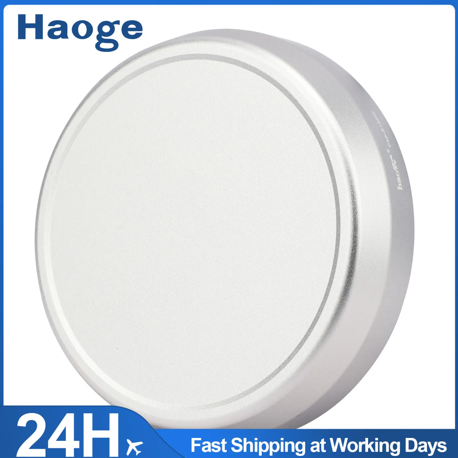 

Haoge Cap-X100W Metal Lens Cap for Fujifilm Fuji X100F X100S X100T X100 X70 Camera Silver