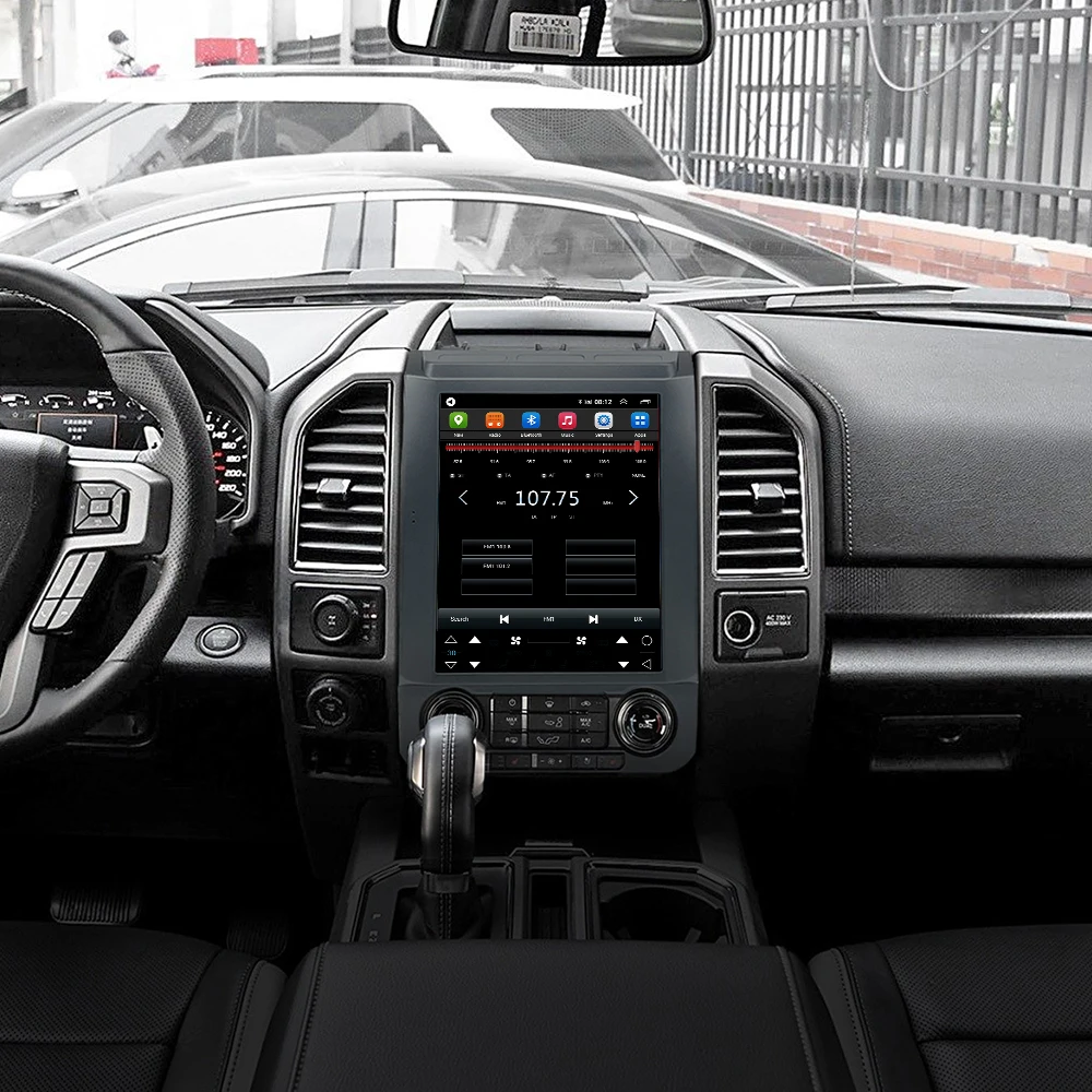 12 "راديو السيارة لفورد F150 2015-2020 شاشة أندرويد مشغل فيديو السيارات الوسائط المتعددة ستيريو نظام تحديد المواقع والملاحة رئيس وحدة Carplay