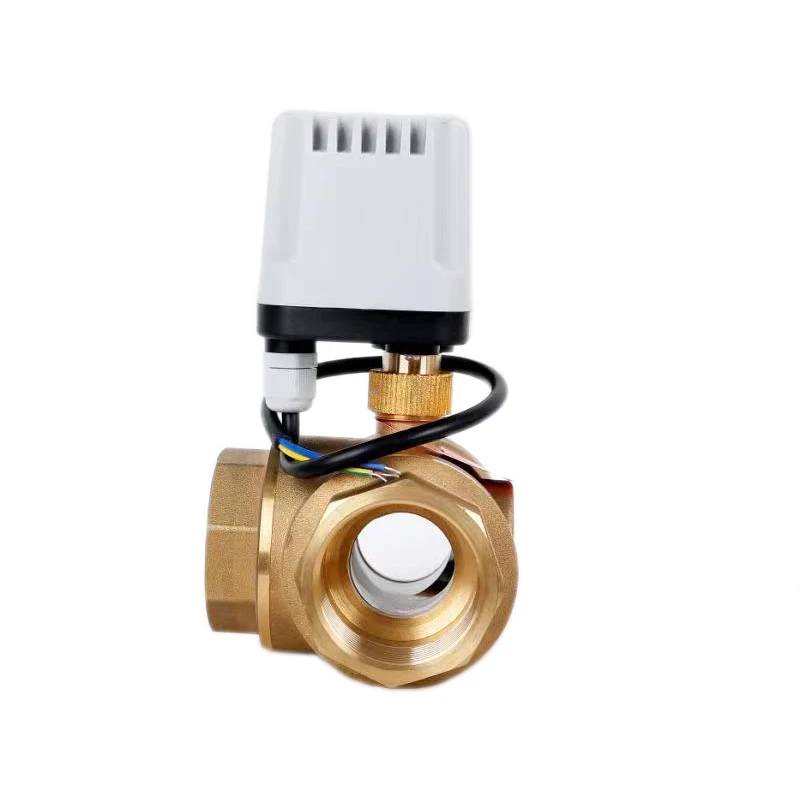 Imagem -03 - Impermeável Motorizado Latão Ball Valve Elétrica Ball Valve Dois Controle Wire 2