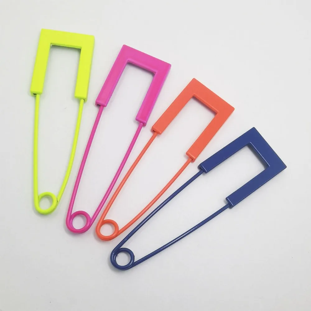 패션 레트로 형광 핀 코사지 수제 DIY 재봉 숄 버클 합금 빅 핀 여성 의류 브로치 여성 남성용