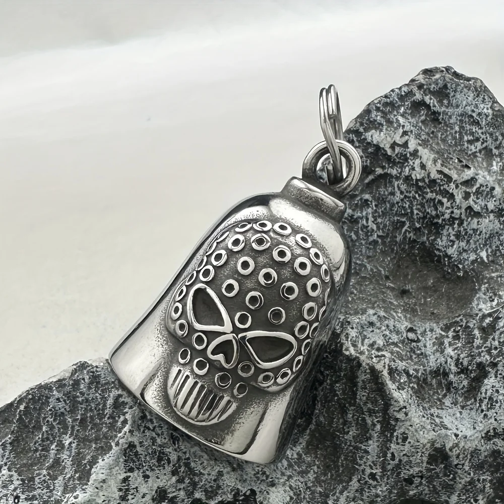 316LStainless Steel Pendant Necklace Unisex Gothic Punk Motorcycle skeleton Rider Jewelry Gift