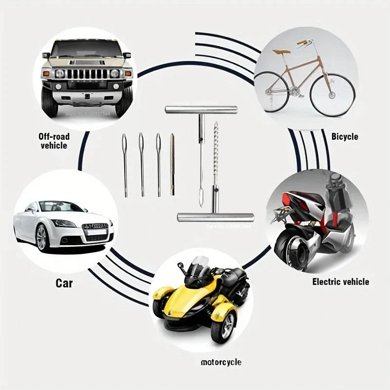 ZFOUEK Car Tire Repair Tool Tire Repair Kit Studding Tool Set Auto Bike Motorcycle Tire Repair Puncture Plug Car Accessories