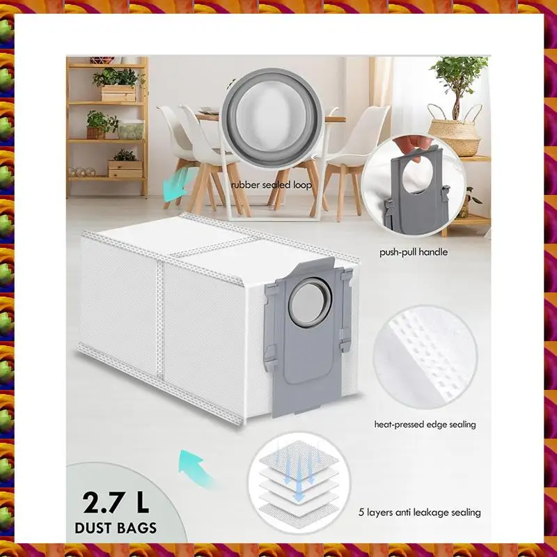 Aimee الأسطوانة الجانب فرشاة كيس لجميع الغبار الملحقات تصفية ممسحة القماش قطع الغيار ل Xiaomi Roborock Q Revo /P10 جهاز آلي لتنظيف الأتربة
