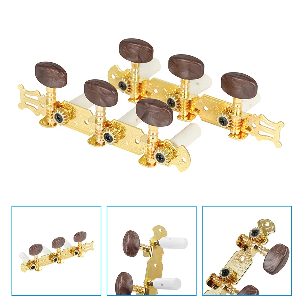 

2 Pcs Guitar Tuners Machine Heads Knobs Tuning Pegs Key Classical Keys Acoustic Replacement