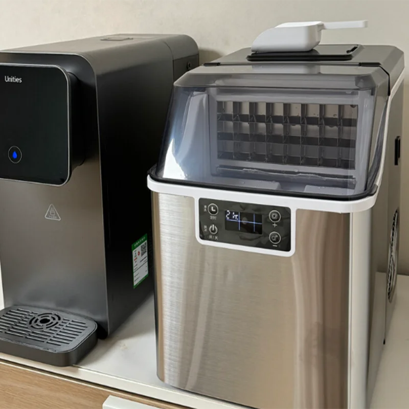 Household Food Beverage Use Water Dispenser Automatic Water Intake Mini Ice Maker Cube Ice Cube Maker Machine