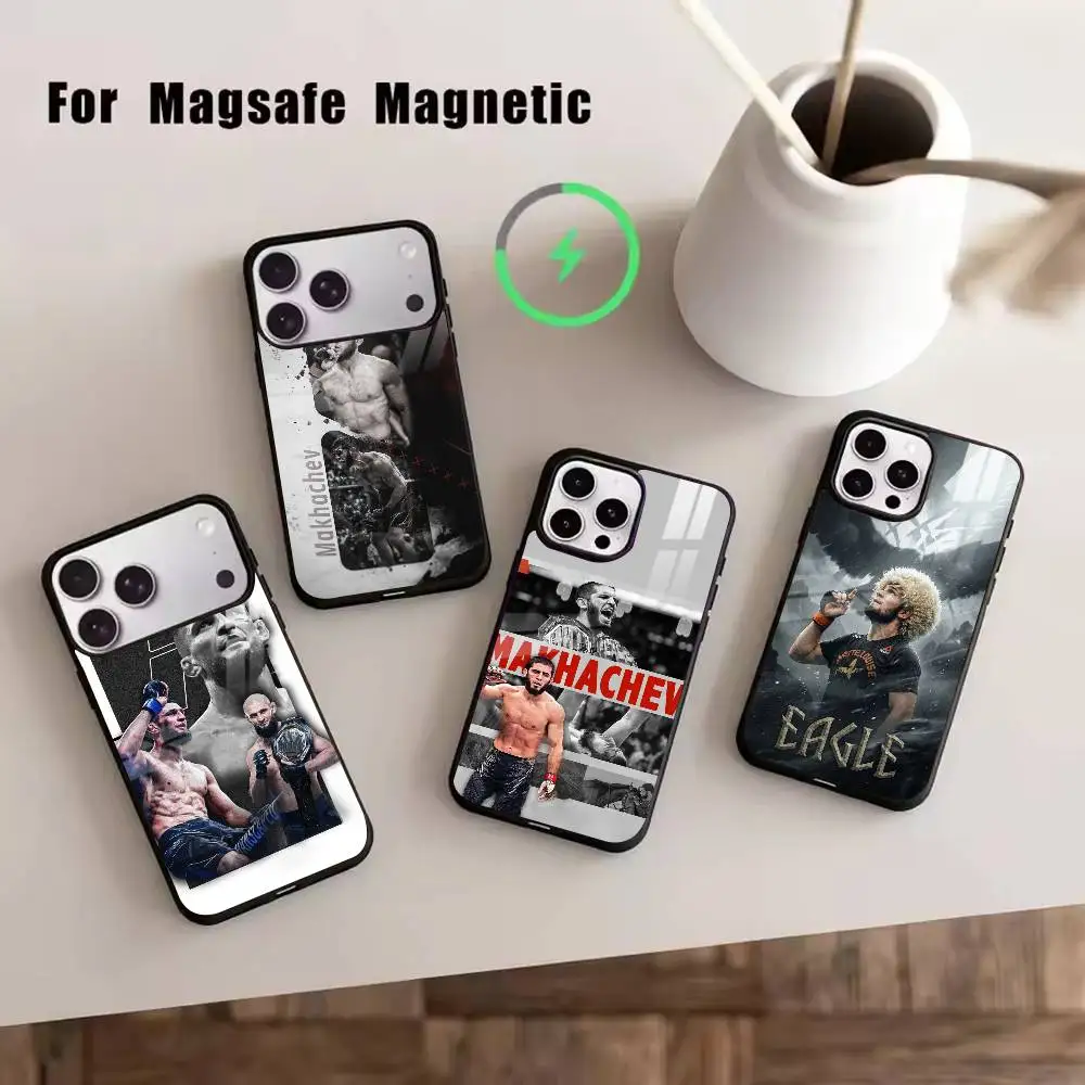 

The Eagle 2.0 Makhachev Phone Case For iPhone17,16,15,14,13,12,11 Plus,Pro Magnetic with Magsafe Wireless Charging