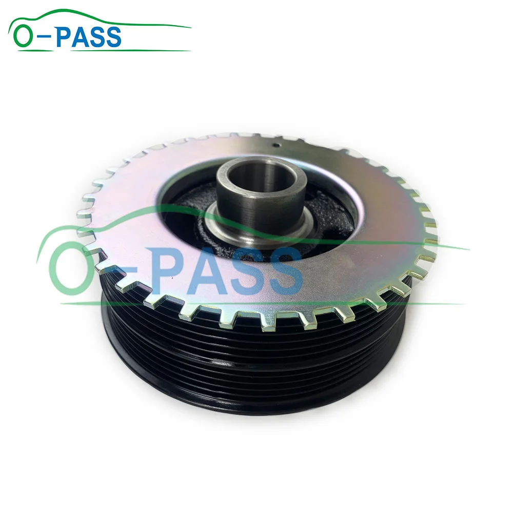 OPASS Harmonic Balancer Pulley For Ford FOCUS MK2 C-MAX 2nd Ecosport II & VOLVO S40 V50 C30 4M5G-6316-FB