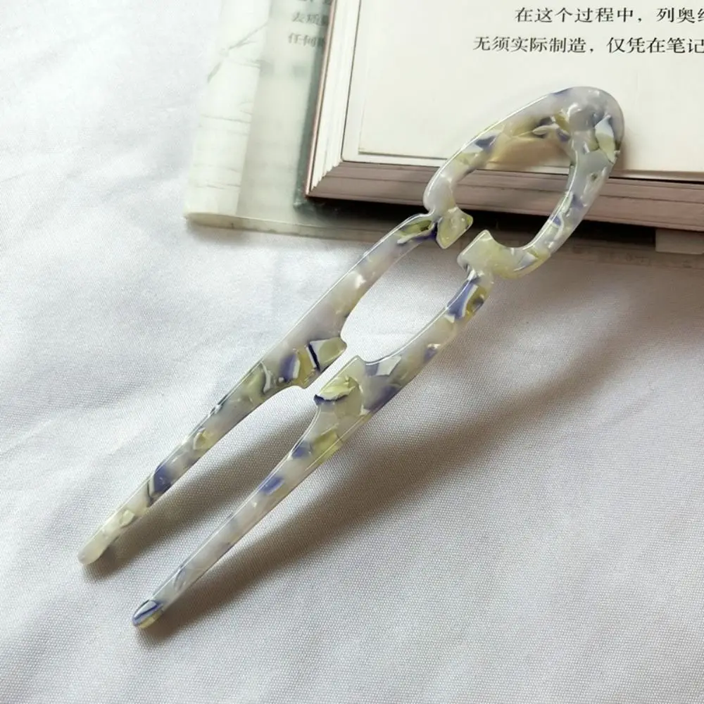 Party Gifts Acetate Hair Bun U-Shaped Fshion Design Hair Sticks Bun Hairpin For Woman Girl