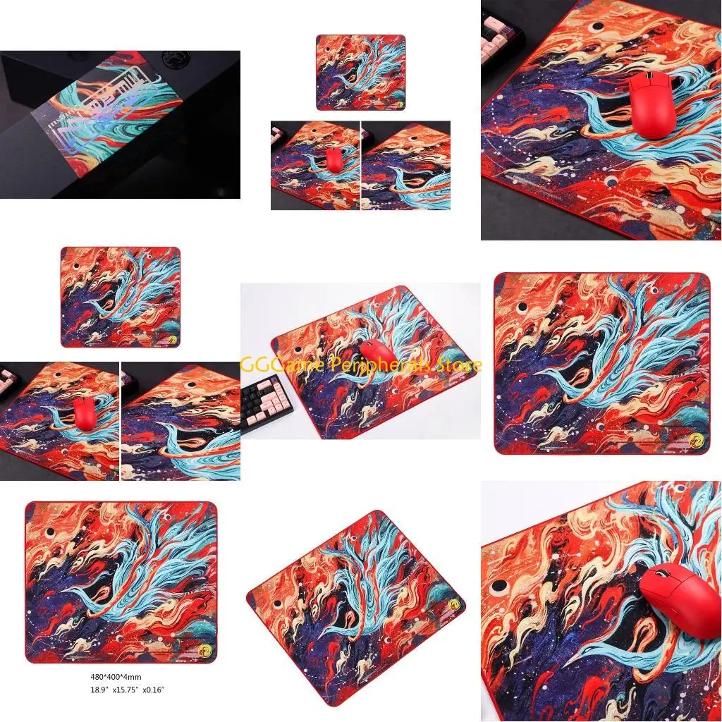 

U55B Gaming Mouse Pad w/ NonStitched Edges Extended Mousepad Desk Mats for Gamers