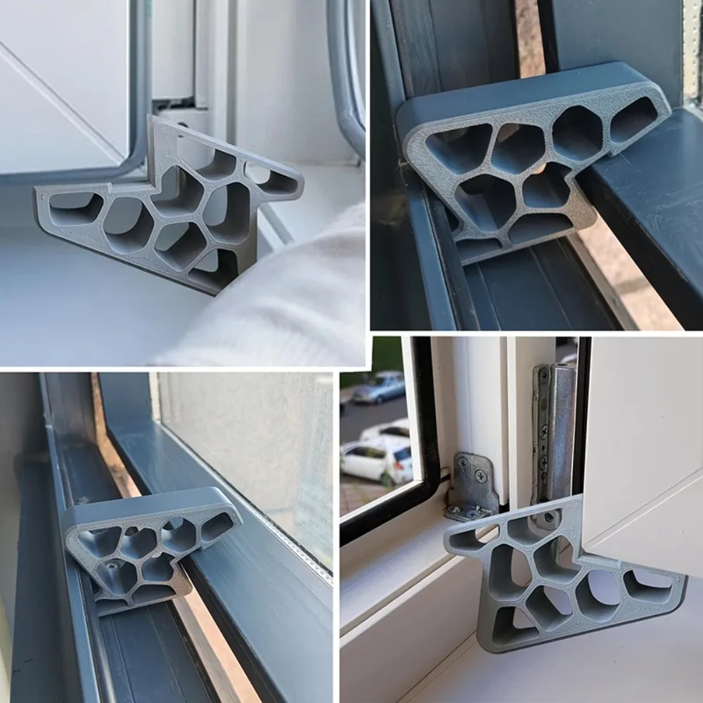 1-9pcs Heavy Duty Door Stopper Anti Collision Limiter Indoor Anti Slip Balcony Window Wedge Home Office Improvement Door Holder
