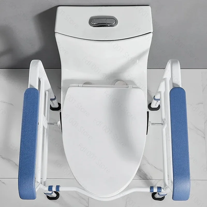 Barrier-Free Toilet Safety Rail for Elderly Bathroom Handrail Grab Bar Anti-Fall Support Assist Frame Standing Aid for Seniors