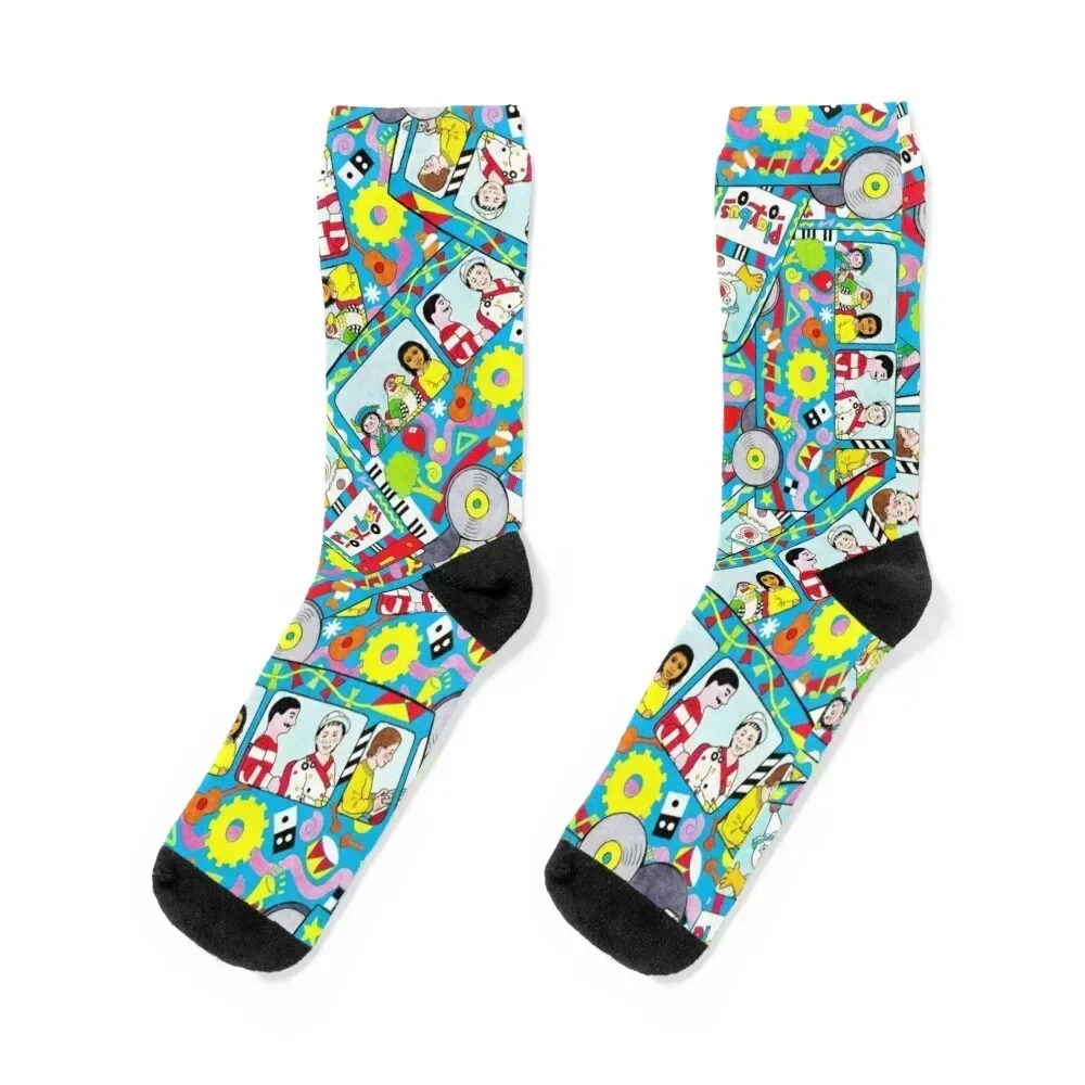 

Playdays Bus Socks sports stockings designer snow funny sock Men's Socks Luxury Women's