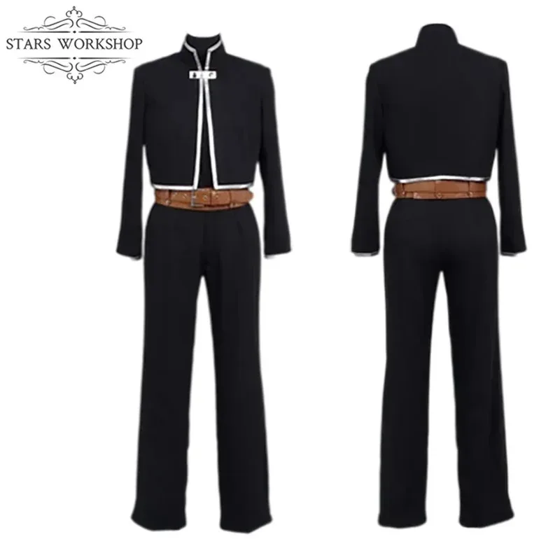 Cyanime fullmetal alchemist cosplay edward elric cosplay traje masculino trench coat manto terno para halloween carnaval personalizado m xo31