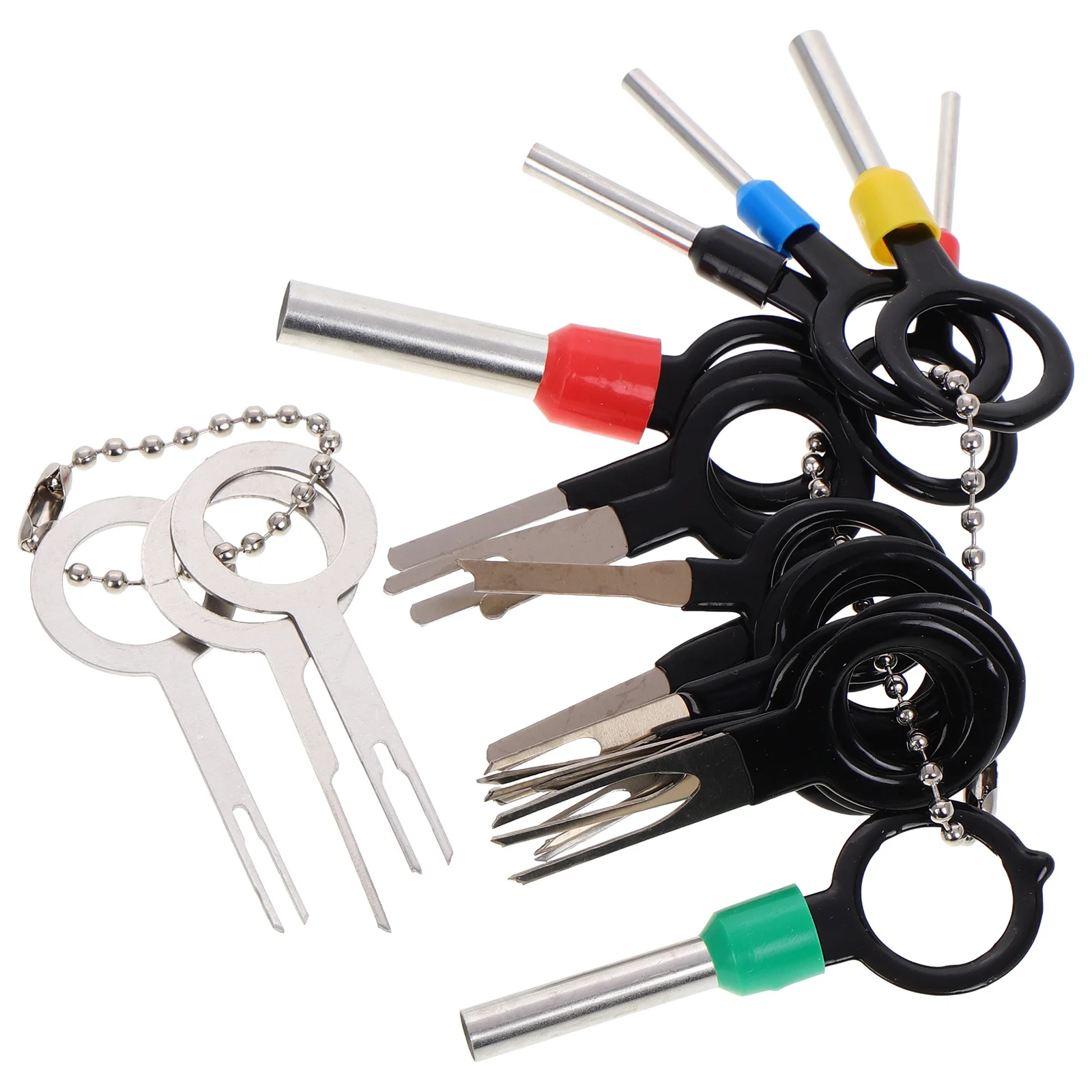 

21Pcs Terminal Removal Tool Automotive Electrical Pin Extractor Kit Connector Depinning Tool Wire Harness Repair Instrument