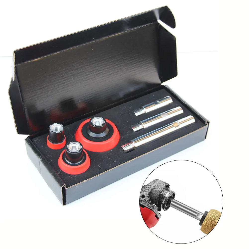 

75/100/140mm Extension Rods And Polishing Pads Set Thread Adapter Extension Shafts Backing Pad Polishing Pads Power Tool