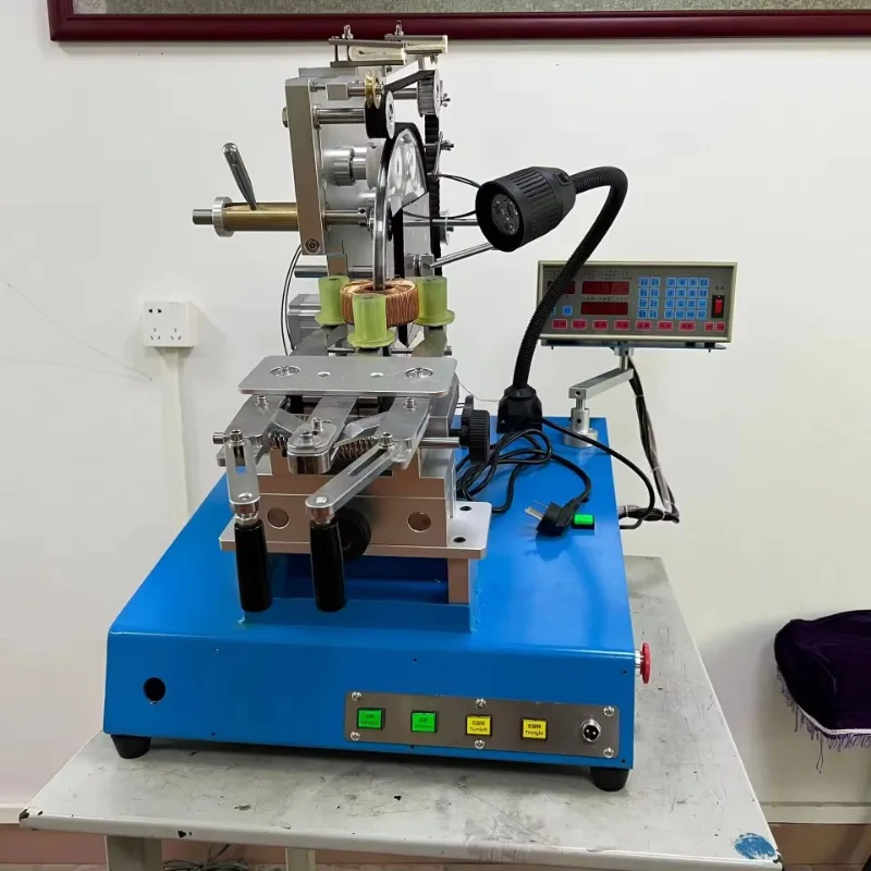 Automatic Toroidal Inductor Current Transformer Coil Winding Machine  4 Inch 6 Inch With Copper Wire Ring Inductor Magnetic