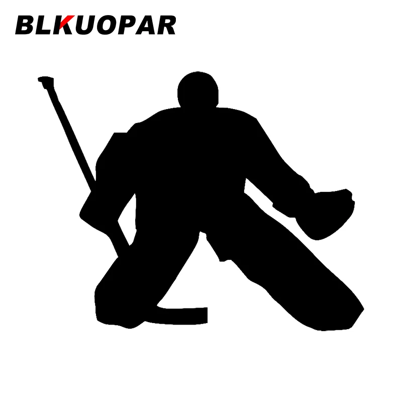 BLKUOPAR for Hockey Goalie Car Sticker Creative Occlusion Scratch Decal Waterproof Windshield Motorcycle Trunk Vinyl Car Wrap